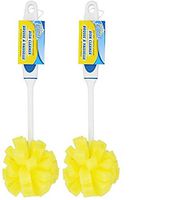 Scrub Buddies Dish Cleaning Sponges, Blue/Yellow