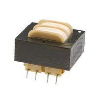 Power Transformer, Single 115V Primary, 12.0VA, Series 12.6VCT @ 1.0A, Parallel 6.3V @ 2.0A, Split Bobbin Domestic PC Mount XFMR