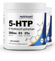 Nutricost 5-HTP Powder 25 Grams (2 Pack) (300mg Per Serving)