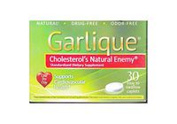 Garlique Cardiovascular Dietary Supplement, Green, 30 Count