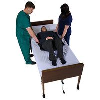 Patient Aid Tubular Reusable Slide Sheet with Handles | for Patient Transfers, Turning and Repositioning in Beds | for Hospitals and Home Care | Assist Moving Elderly and Disabled | (28"L x 28"W)