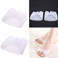 Sala-Ctr - 1Pair Silicone Big Toe Corrector Orthotic Pads Foot Care Biological Hallux Valgus Orthosis Toe Corrector Forefoot Pad Protector