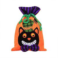 DaySiswong Halloween Cloth Party Cute Cello Bags, Cute Witches Gift Candy Drawstring Bags