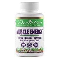 Paradise Herbs Muscle Energy Vegetarian Capsules, 60 Count