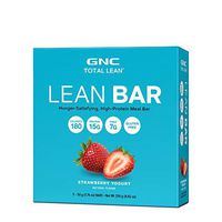 GNC Total Lean Lean Bar - Strawberry Yogurt, 5 Bars, Supports a Healthy Metabolism