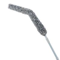 Firlar Cleaning Feather Dusters, Flexible Retractable Household Duster Washable Bendable Microfibre Hand Duster Brush for High Ceilings,Ceiling Fans, Car Cleaning (Grey)