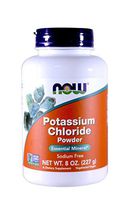 NOW Potassium Chloride Powder, 8-Ounces (Pack of 4)