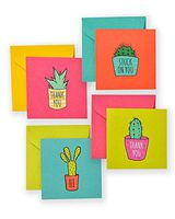 Cactus Doodle Mini Thanks & Note Card Set