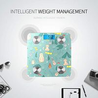 LYAOE Bluetooth Body Fat Scale Funny Smart Wireless Scale with LCD Display Measuring Body Weight Bmi and Health Digital Scale