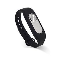 FastWin Wearable Wristband 4G Digital Voice Recorder One Button Long Time Long Distance Recording (Black) (8G)