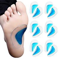 Kapmore Arch Pad Silicone Flat Feet Pad Foot Care Pad Fight Against Plantar Fasciitis Arch Support Insoles