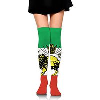 Mexican Flag Women's Cotton Casual Sock Over The Knee High Socks
