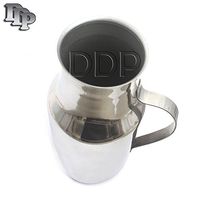 DDP Male Stainless Steel Urinal, 9-1/2" X 4-1/2", 1-1/4 to 1-3/4 Quart Capacity