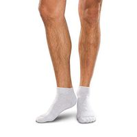 SmartKnit Seamless Mini-Crew Socks for Diabetes, Arthritis or Sensitive Feet  - Large, Grey