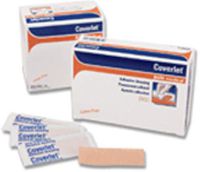Coverlet 3/4" x 3" Fabric Adhesive Bandages, Strips 100 ea (Pack of 8)