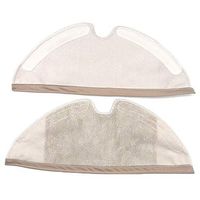 JUSTDOLIFE Mop Cloth Soft Cotton Professional Mop Pad Compatible with Xiaomi Roborock 2