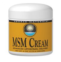 Source Naturals MSM Cream, 4 Ounce (Pack of 2)