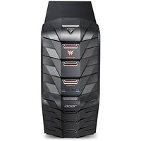 Acer Predator AG3-710 Gaming Desktop Computer, Intel Quad-Core i5-6400 2.7GHz, 8GB Memory, 128GB M.2 SSD + 1TB HDD, NVIDIA GeForce GTX 1060 3GB DDR5 Graphics, DVDRW, 802.11ac, Bluetooth, Windows 10 (Certified Refurbished)