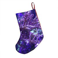 Iniciante Nos Coral Unique Xmas Socks Hanging Decoration Candy Bag Party Holiday Christmas Santa Claus Home Decor Gift