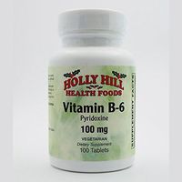 Holly Hill Health Foods, Vitamin B6, 100 Tablets