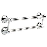 Delta DF703PC 18 Inch Double Towel Assist Bar, Polished Chrome