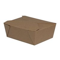 Dixie 45 oz. Reclosable Food Takeout Container by GP PRO (Georgia-Pacific), Kraft, 8TOC, 300 Count (50 Containers Per Sleeve, 6 Sleeves Per Case)