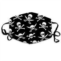 Pirate SkullDust Mouth Adjustable Windproof Ear Loops Breathable Reusable Face for Kids Teens Men Women