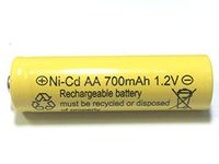 700mah AA NiCd 1.2v Rechargeable Batteries Garden Solar Ni-Cd Light LED S (Pack of 12)