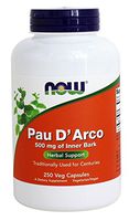 Now Foods PAU D' Arco, 500 mg, 250 Veg Capsules