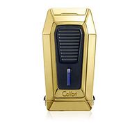 COLIBRI QUANTUM TRIPLE JET LIGHTER WITH V-CUTTER - GOLD