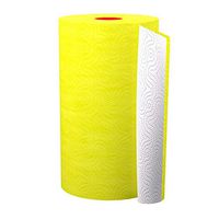 Renova 2 Ply Double Faced Red Label Paper Kitchen Towel, Yellow