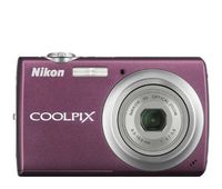 Nikon Coolpix S220 10MP Digital Camera with 3x  Optical Zoom and 2.5 inch LCD (Plum)