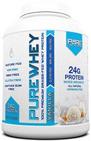 Grass Fed Whey Protein - 5lb Vanilla - 100% Natural, Cold Processed, Undenatured w/No Sweeteners or Added Sugars - rBGH Free, GMO-Free, Gluten Free, Preservative Free - Pure Whey