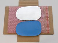 New Replacement Mirror Glass with FULL SIZE ADHESIVE for Volvo C30 C70 S40 S60 S80 V50 V70 Driver Side View Left LH