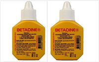 Betadine Povidone Tincture of Iodine a Must for First Aid for Cuts and Wounds X2 Pcs