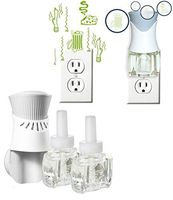 New - ScentDiffuse Deodorizing Starter Kit with (2) Refills and (1) Air Wick Scented Oil Warmer
