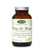 Flora Flax Omega Flax Oil Caps, 90-Count