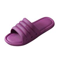 Emimarol Shower Sandals Women Bathroom Slippers Non-Slip Indoor Home House Beach Shoes Soft Lightweight House Shoes Purple