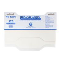 Hospeco HG-3000C Health Gards Lever Dispensed Half-Fold Toilet Seat Covers with 125 Seat Covers per Pack, 24 Packs per case, White (Pack of 3000)