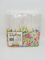 Premium Napkins Guest Towels Water Color Flowers