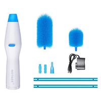 Microfiber Dust Collector with Telescopic Rod Extension, Flexible Hypoallergenic Large Microfiber Head Household Compact Electrostatic Precipitator