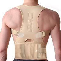 Magnetic Posture Corrector Brace Clavicle Back Support Humpback Correction Back Pain Relief (Color : As Show-XL)