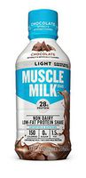 Muscle Milk Muscle Milk Light Protein Shake, Chocolate, 28g Protein, 17 FL OZ, 12 Count