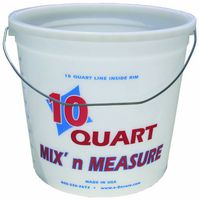 Encore 20325 10-Quart Mix and Measure Ringfree Pail with Wire Handle