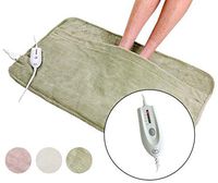 Serta | Ultra Soft Plush Electric Heated Warming Pad for Feet,(Sage)