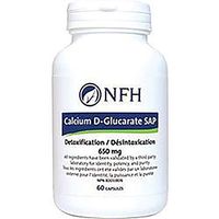 Calcium D-GLUCARATE SAP (DETOXIFICATION) 60 Capsules by NFH
