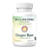 Dr. Clark Ginger Root Supplement - Digestive Support - 500 mg 100 Capsules