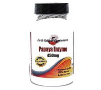 Papaya Enzyme 450mg * 100 Caps 100% Natural - by EarhNaturalSupplements
