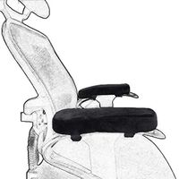 Xisheep Easter Day Home Décor ， Armrest Pad New Memory Cotton Chair Armrest Pad Memory Cotton Elbow Pillow 2PCS Pillow Case - Black