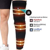 ARRIS Full Leg Heated Wrap - Electric Heating Pad for Knee, Calf, Thigh, Leg, Arm - 7.4V Battery Powered Heat Brace for Increasing Circulation, Relieve Joint, Rheumatic Arthritis Pain, for Men Women